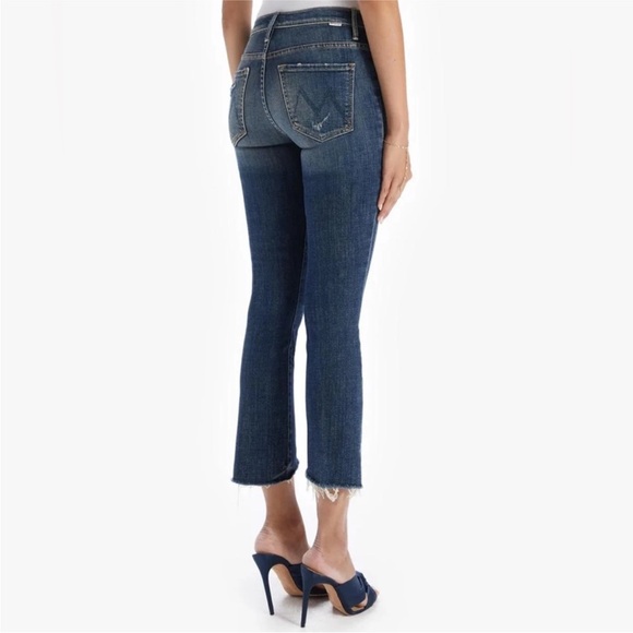 Mother The Insider Crop Step fray Jeans - Picture 4 of 8